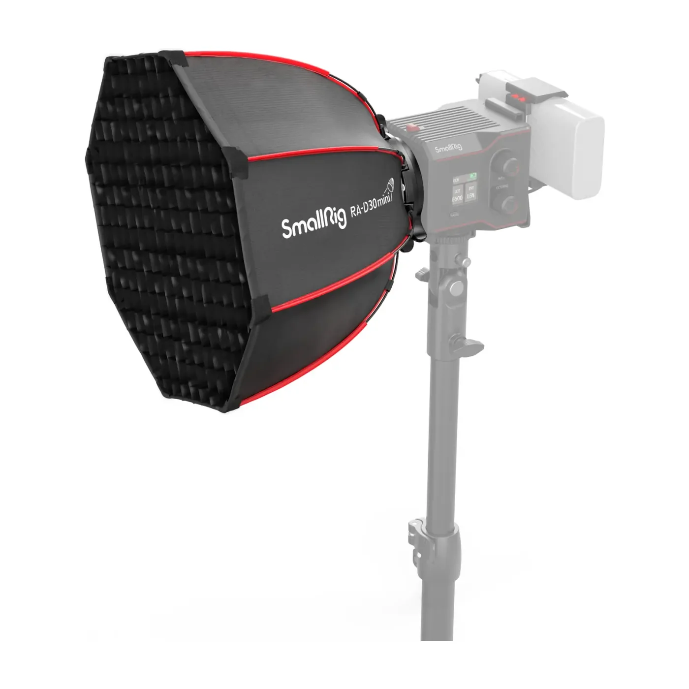 Lampa LED SmallRig RC 100B z softboxem — światło do biurka